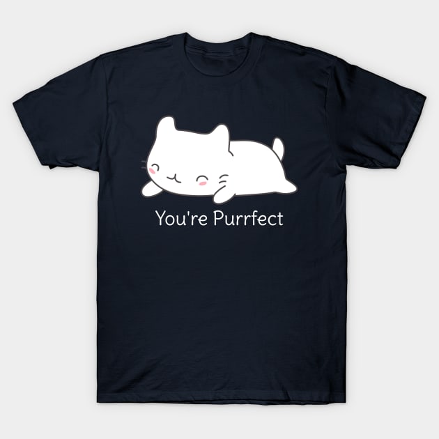 Funny Kawaii Cat Pun T-Shirt T-Shirt by happinessinatee